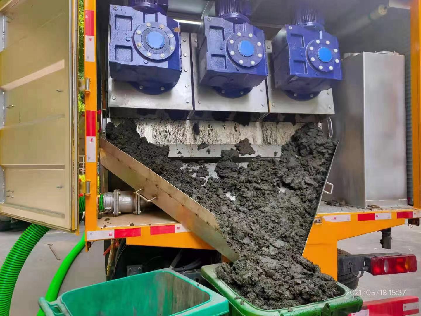 白山化粪池清掏城市维护站-泥浆净化干湿分离处理